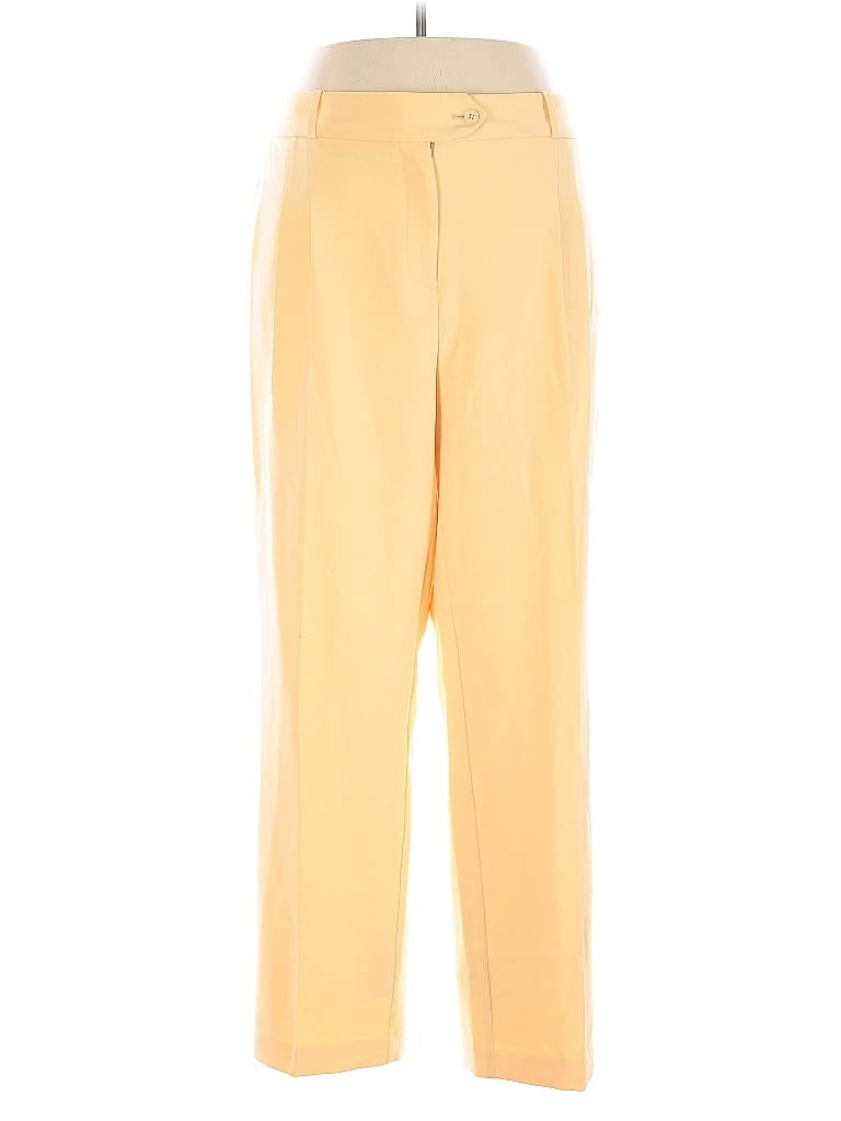 Pre-owned Liz Claiborne Casual Pants In Yellow