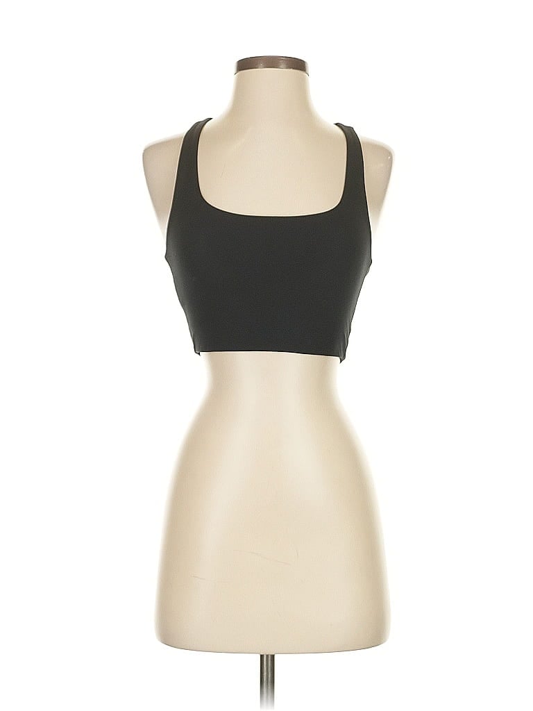 Click to view more detailed imagery on our partner's website Pre-owned Girlfriend Collective Tank Top Black Halter Neckline Tops