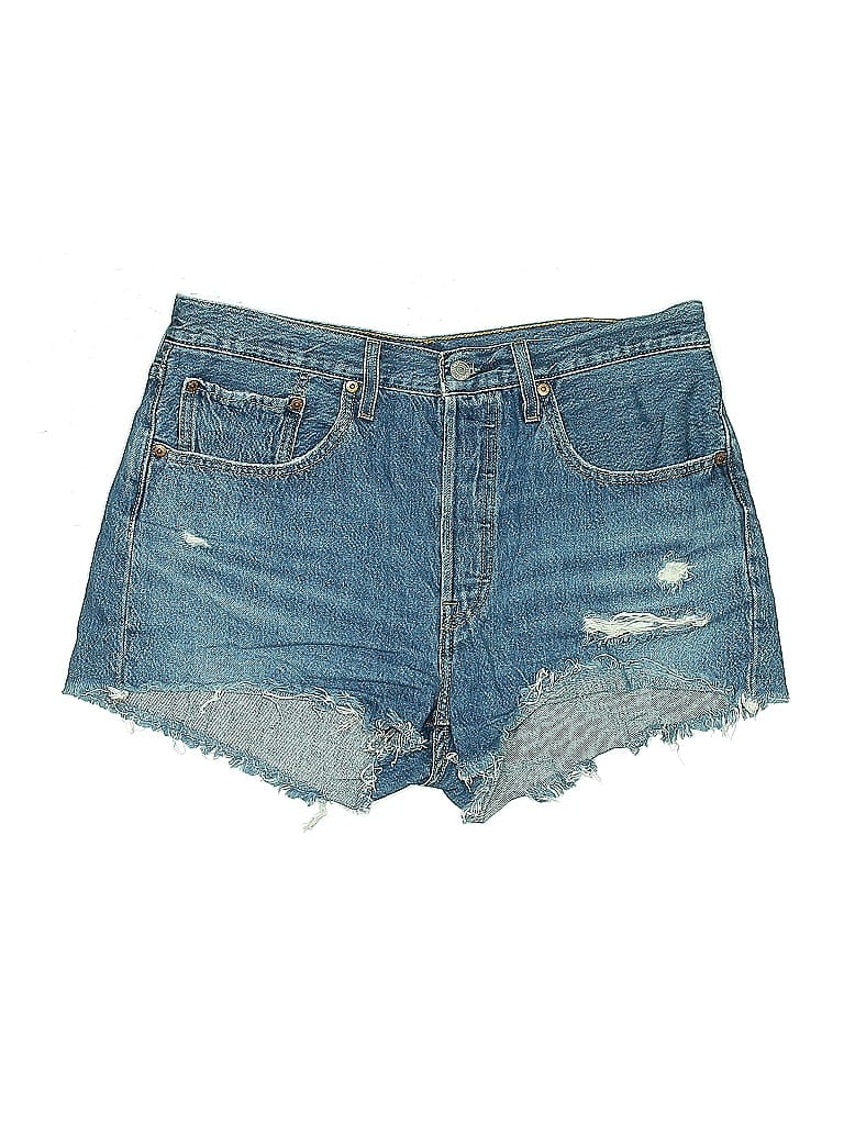 Pre-owned Levi's Denim Shorts In Blue