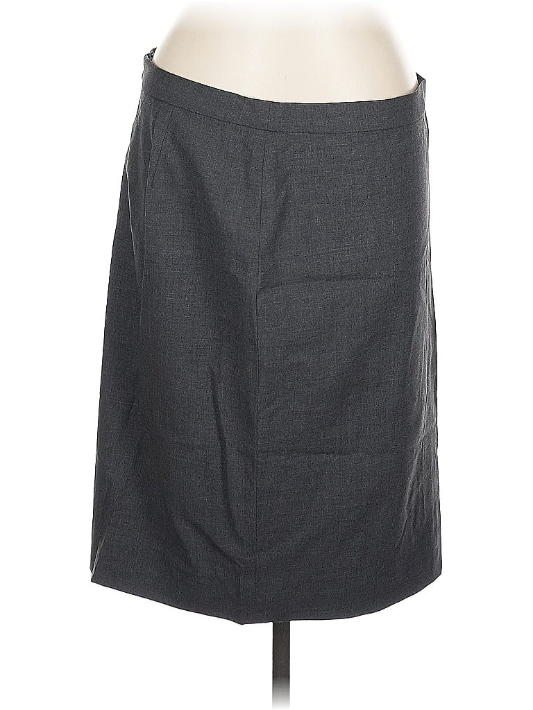 J.CREW 365 Pre-owned Wool Skirt In Gray