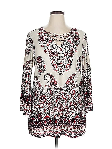 New Directions 3/4 Sleeve Blouse (view 1)