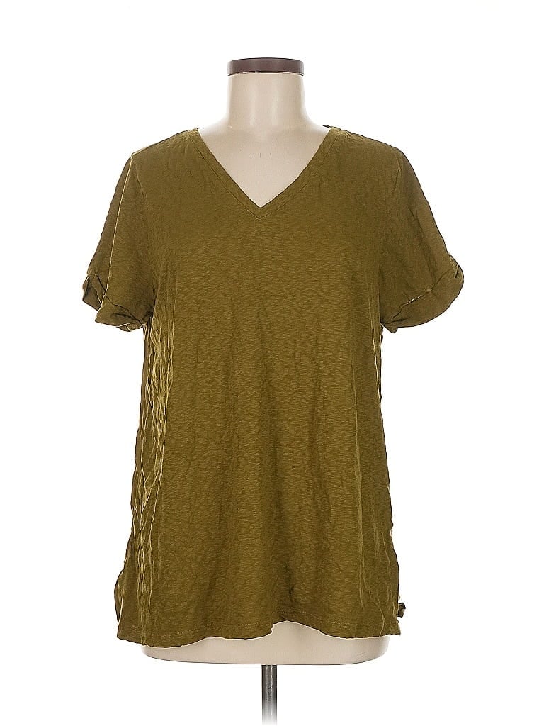 Pre-owned Downeast Short Sleeve T-shirt In Green