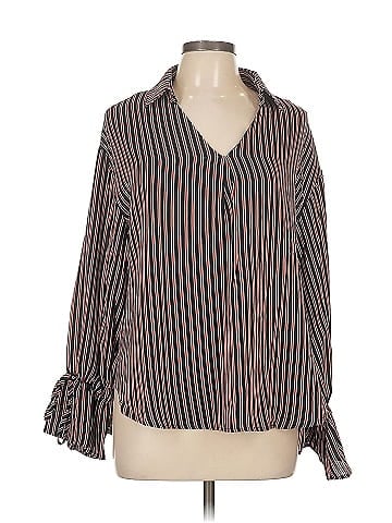 She + Sky Long Sleeve Blouse (view 1)