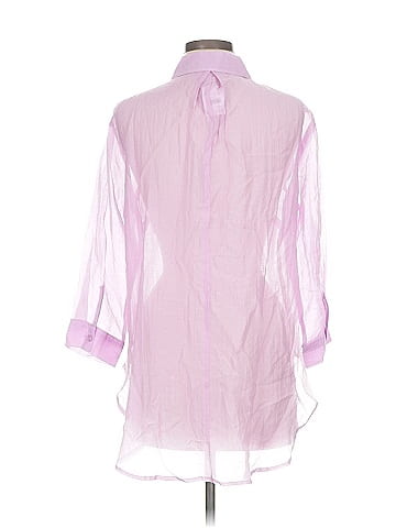 Cato 3/4 Sleeve Button-Down Shirt (view 2)
