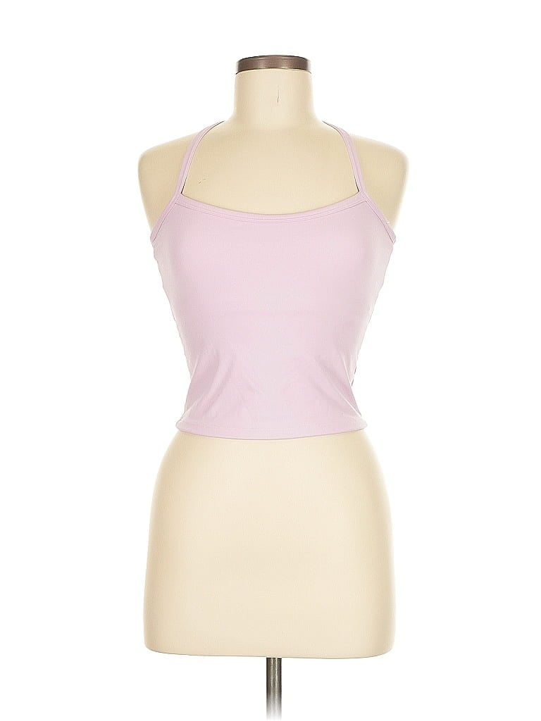 Pre-owned Unbranded Tank Top Pink Halter Neckline Tops