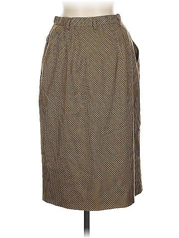 Linda Allard Ellen Tracy Silk Skirt (view 2)