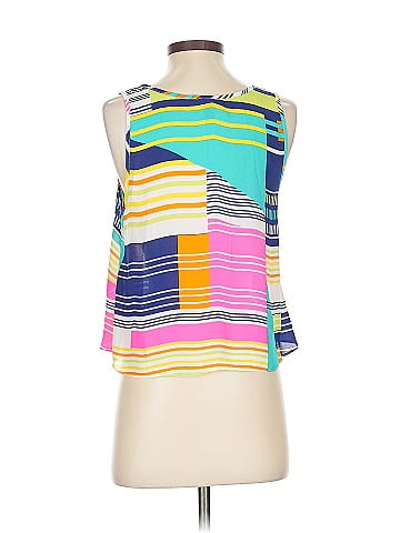 Aqua Sleeveless Blouse (view 2)