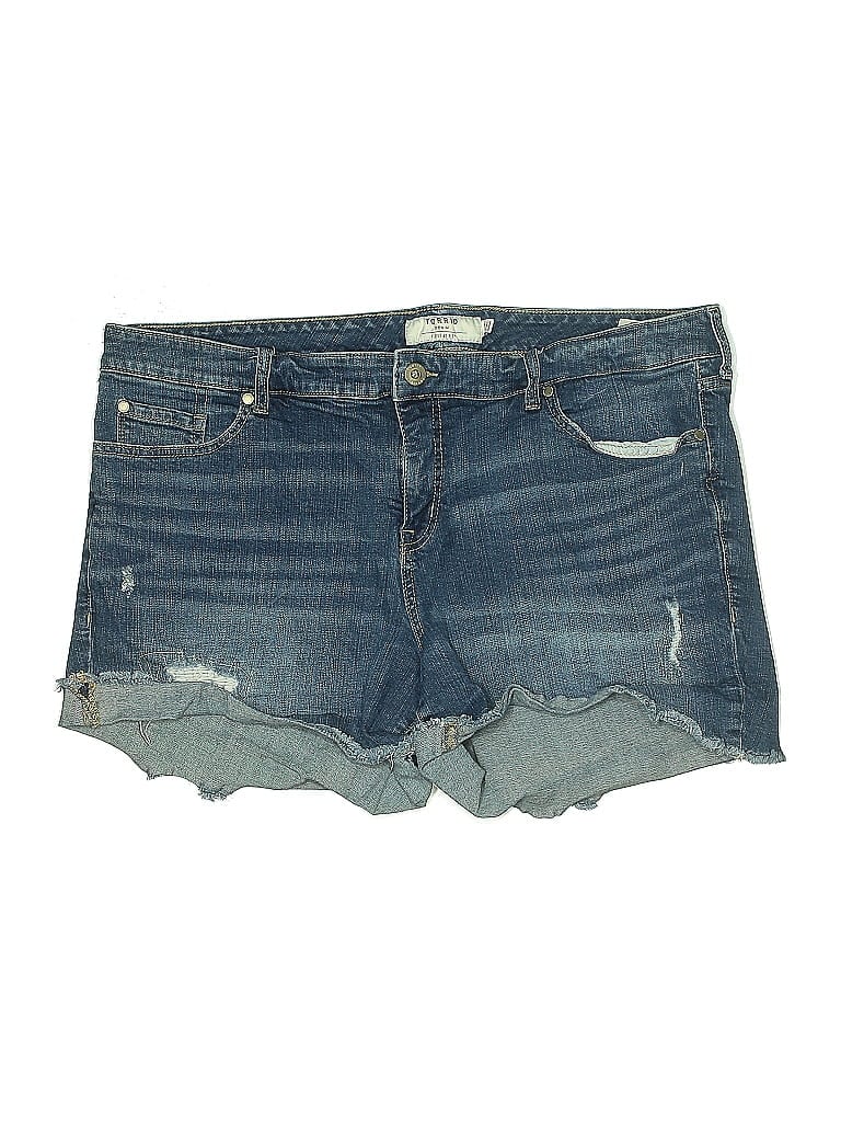 Pre-owned Torrid Denim Shorts In Blue