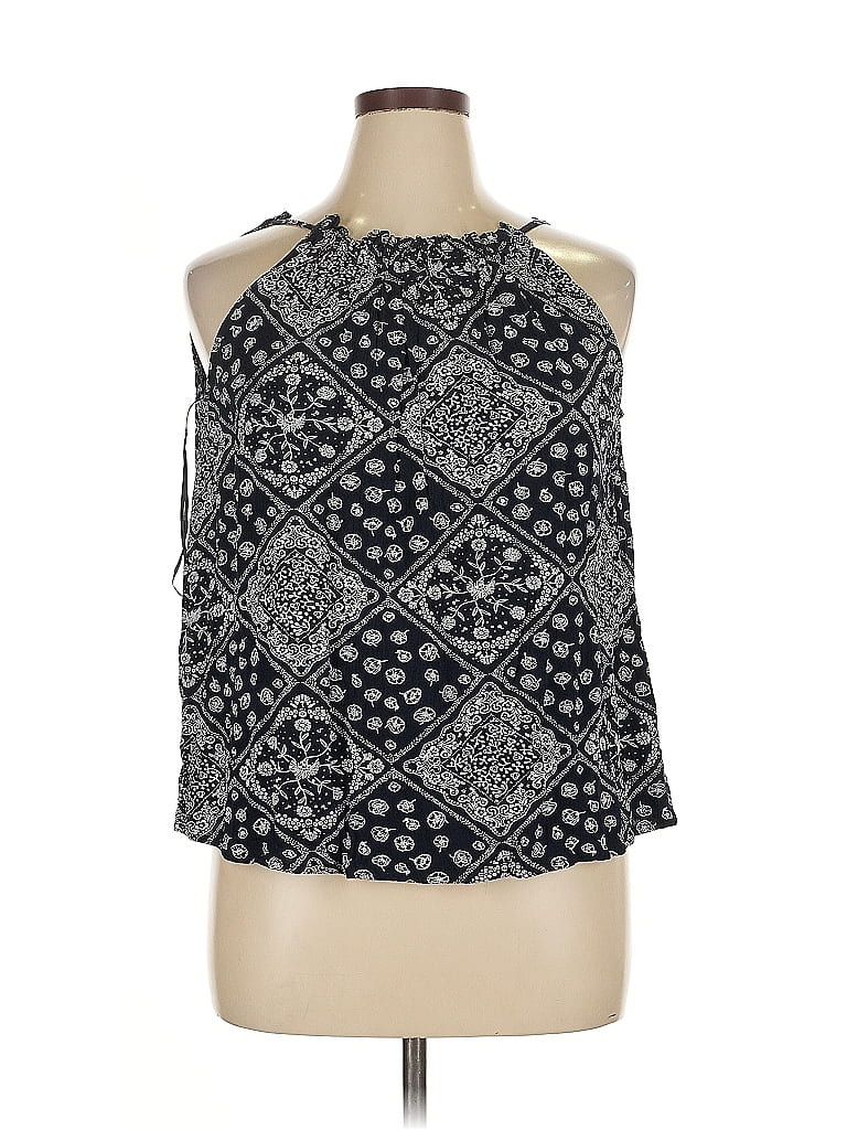 Pre-owned Workshop Republic Clothing Sleeveless Blouse In Black