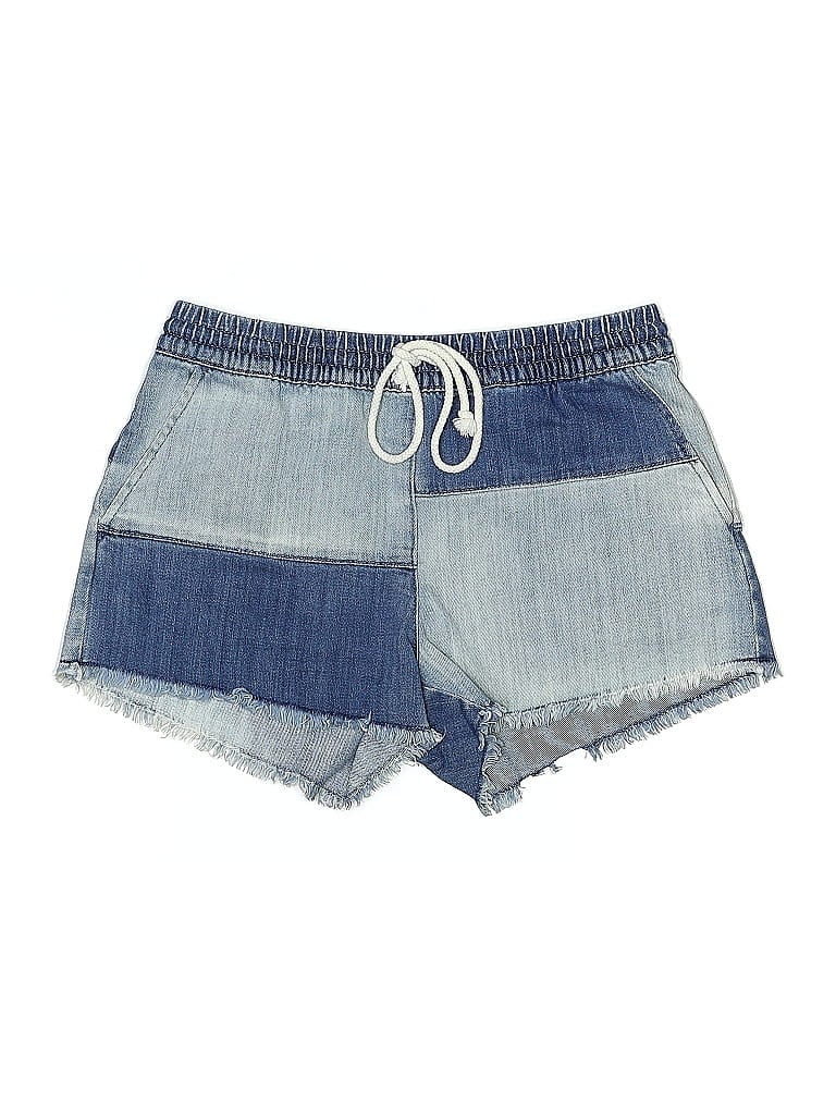 Pre-owned Aerie Denim Shorts In Blue