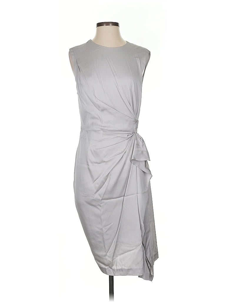 Pre-owned Diane Von Furstenberg Cocktail Dress In Gray