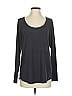 Athleta Gray Black Long Sleeve T-Shirt Size XS - photo 1