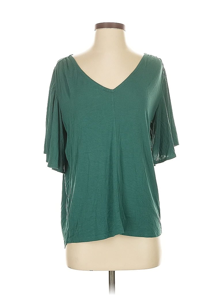 Pre-owned Bordeaux Short Sleeve T-shirt In Green