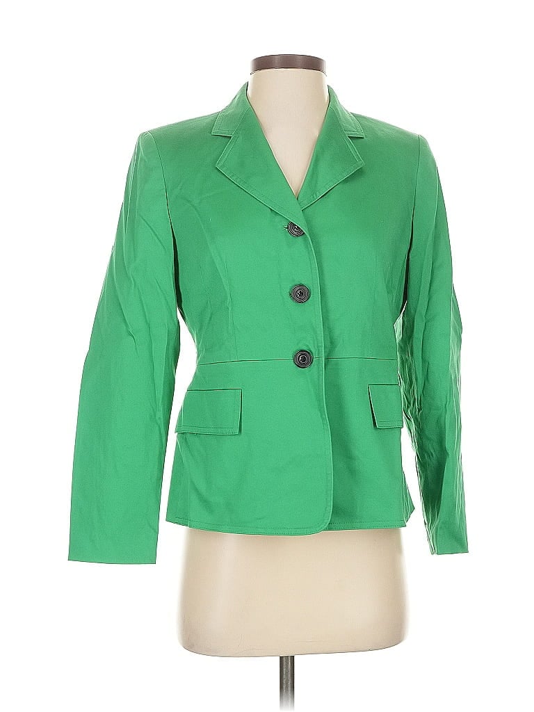 Pre-owned Evan Picone Blazer Jacket In Green
