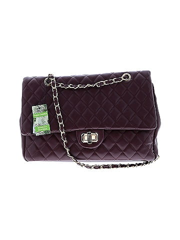 Badgley Mischka Leather Satchel (view 1)