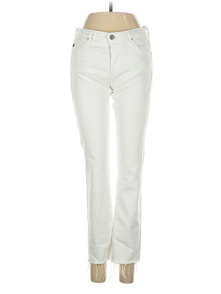Pre-owned Adriano Goldschmied Jeans In White