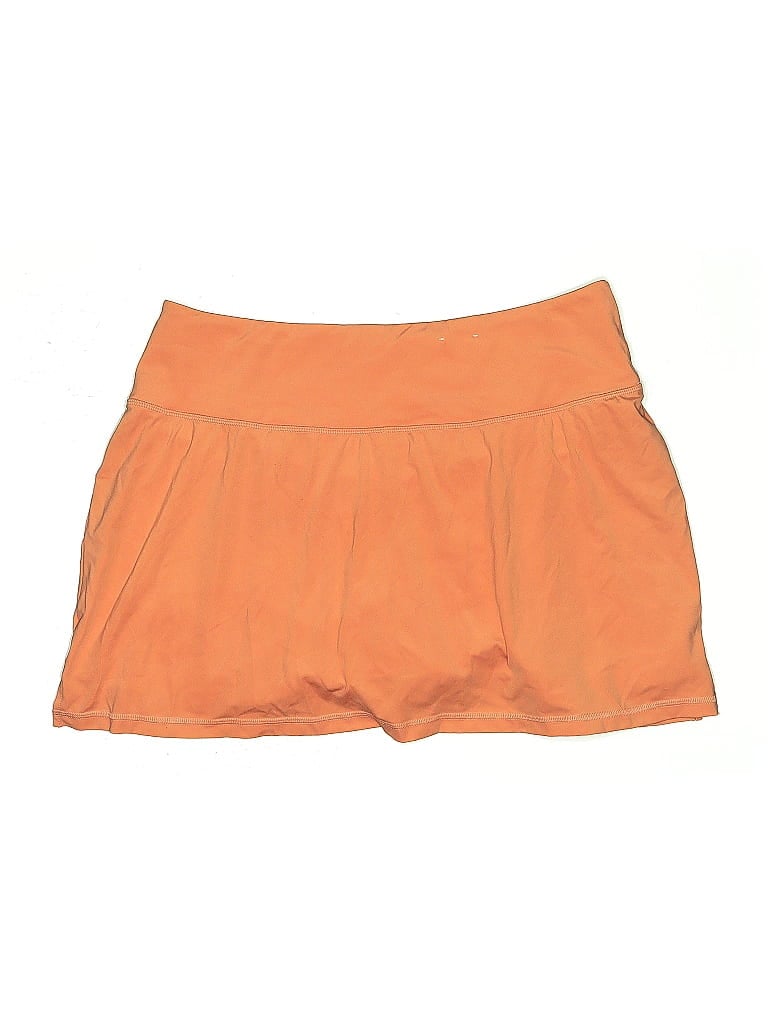 Pre-owned Xersion Casual Skirt In Orange