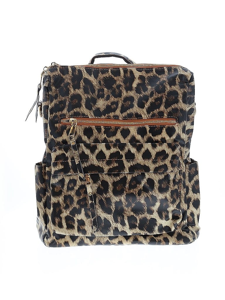 Pre-owned Assorted Brands Backpack In Brown