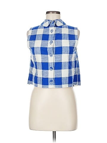 Veronica Beard Sleeveless Button-Down Shirt (view 1)