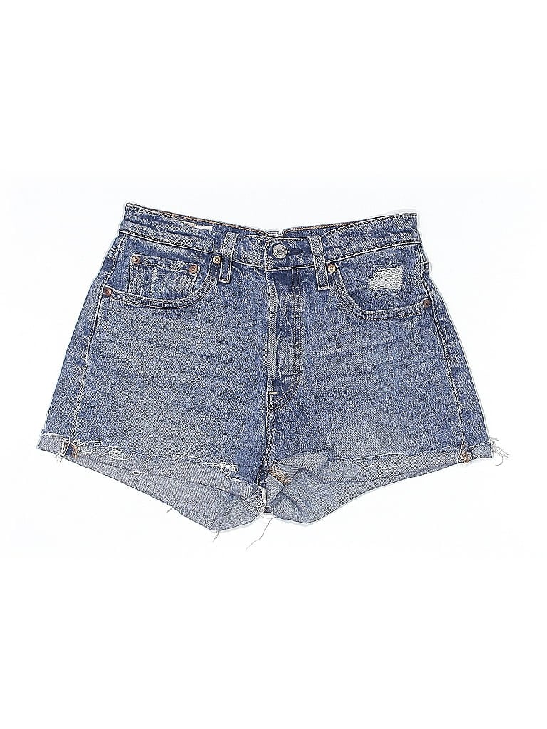 Click to view more detailed imagery on our partner's website Pre-owned Levi's Denim Shorts In Blue