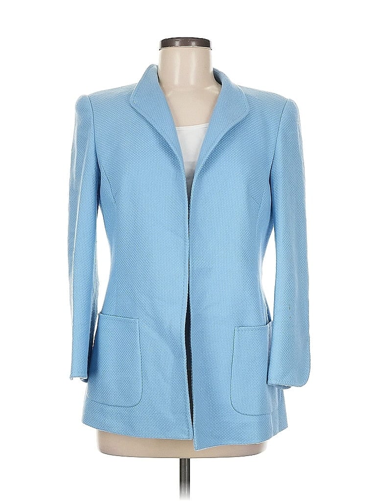 Pre-owned Escada Exclusively For Neiman Marcus Blazer Jacket In Blue