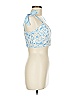 Shein Blue Sleeveless Blouse Size 6 - photo 4