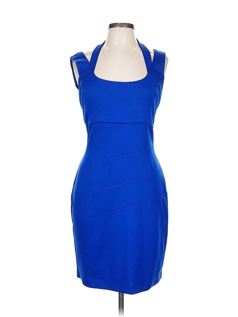 Pre-owned Guess Cocktail Dress In Blue