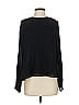 Zara TRF 100% Polyester Black Long Sleeve Blouse Size S - photo 1