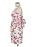 Deb Floral White Cocktail Dress Size 9 - photo 5
