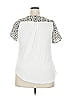 Unbranded Animal Print Ivory Short Sleeve Blouse Size 2X - photo 2