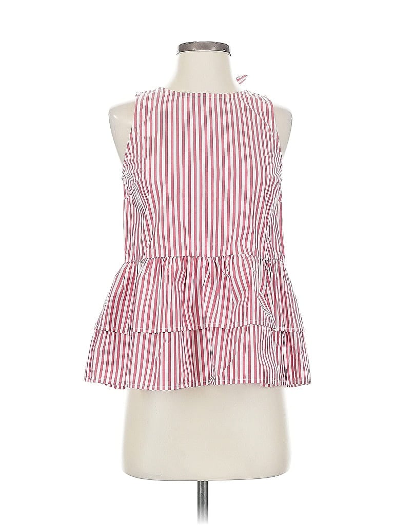 Pre-owned Vineyard Vines Sleeveless Blouse In Red