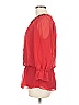 Jackie Jon 100% Polyester Red 3/4 Sleeve Top Size M - photo 5