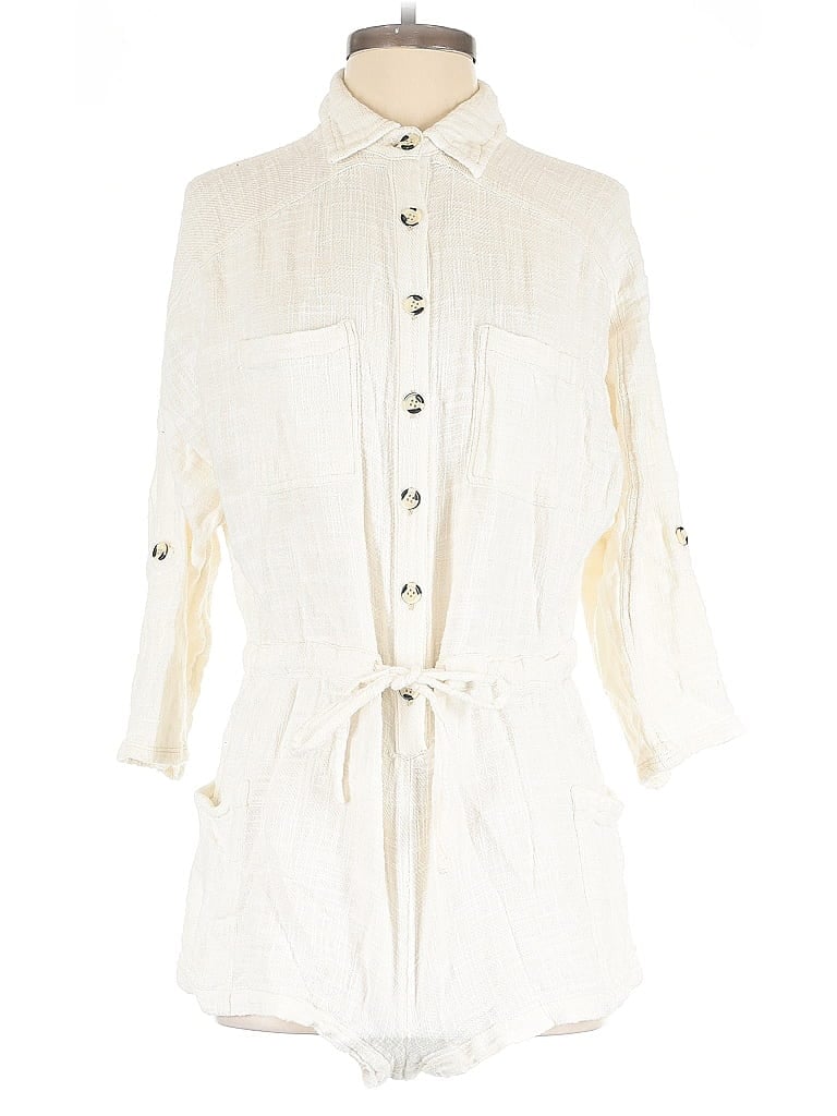 Pre-owned Out From Under Romper In White