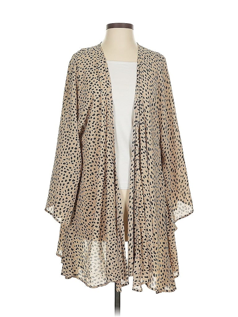 Click to view more detailed imagery on our partner's website Pre-owned Forever 21 Kimono In Brown