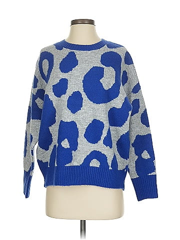 Aqua Pullover Sweater (view 1)
