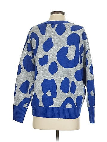 Aqua Pullover Sweater (view 2)