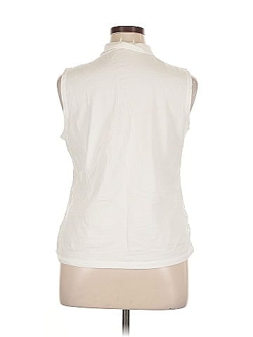 T by Talbots Sleeveless Button-Down Shirt (view 2)