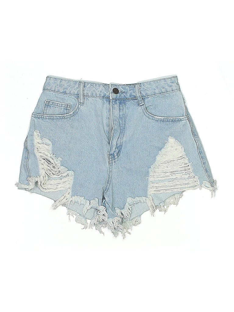Click to view more detailed imagery on our partner's website Pre-owned Le Lis Denim Shorts In Blue