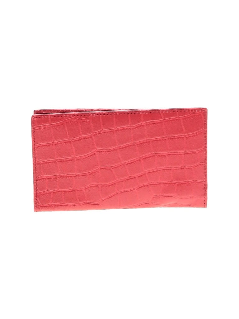 Pre-owned Unbranded Leather Wallet In Red