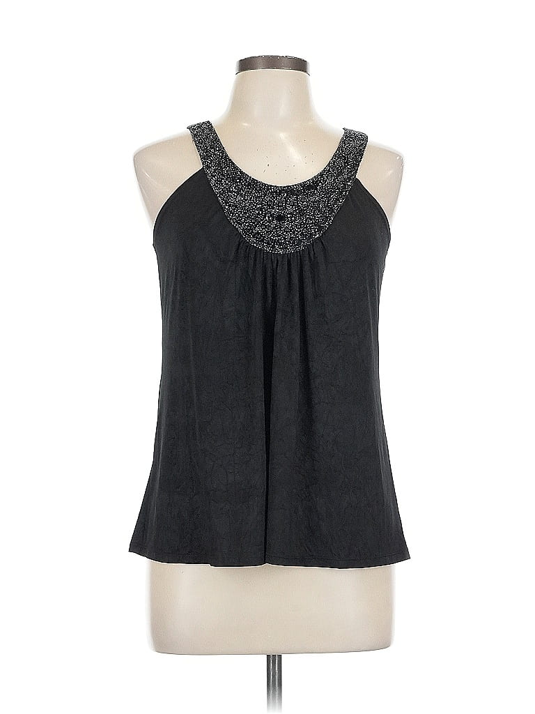 Pre-owned A. Byer Sleeveless Blouse In Black