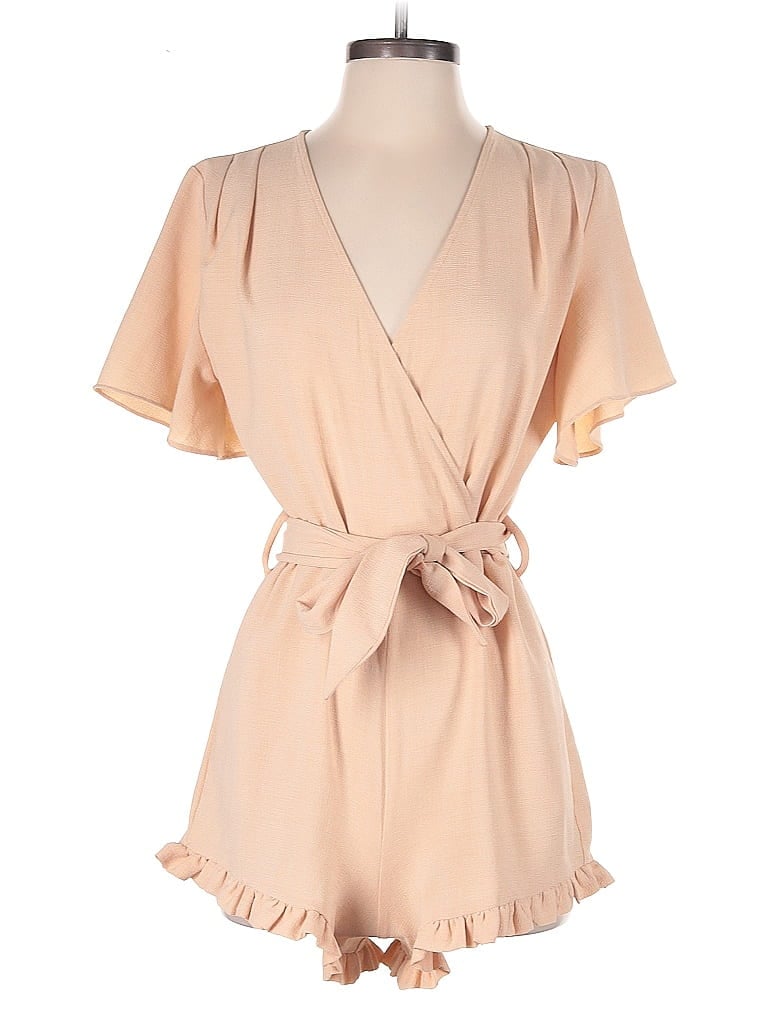 Pre-owned Lucca Romper In Brown