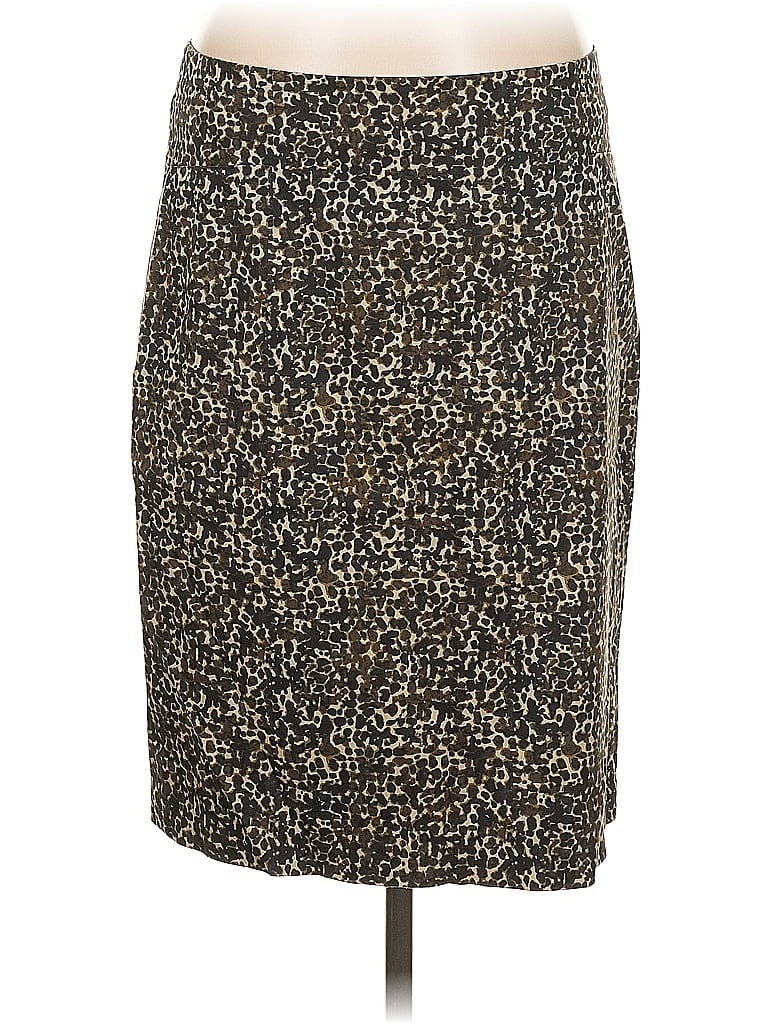 Pre-owned Ann Taylor Casual Skirt In Brown