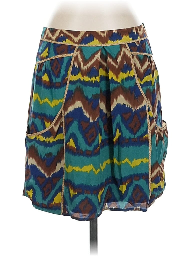 LI.LU Pre-owned Silk Skirt In Blue
