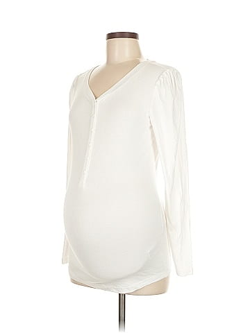 Gap - Maternity Long Sleeve Henley (view 1)
