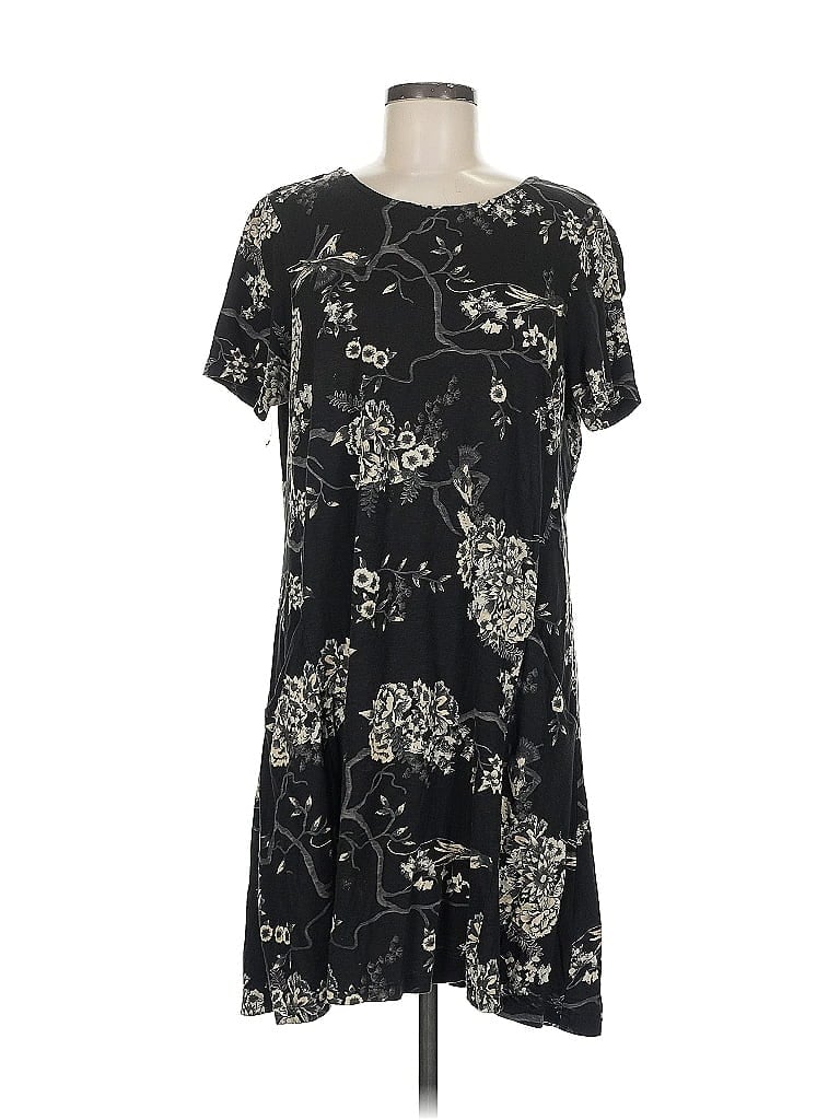 Pre-owned Fat Face Casual Dress In Black