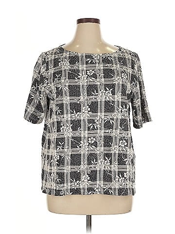 Ann Taylor LOFT Outlet Short Sleeve Blouse (view 1)