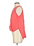 Topshop 100% Polyester Orange Sleeveless Blouse Size 2 - photo 5