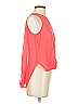 Topshop 100% Polyester Orange Sleeveless Blouse Size 2 - photo 4