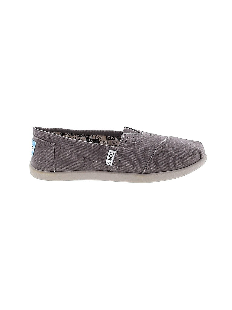Click to view more detailed imagery on our partner's website Pre-owned Toms Kids' Flats In Gray