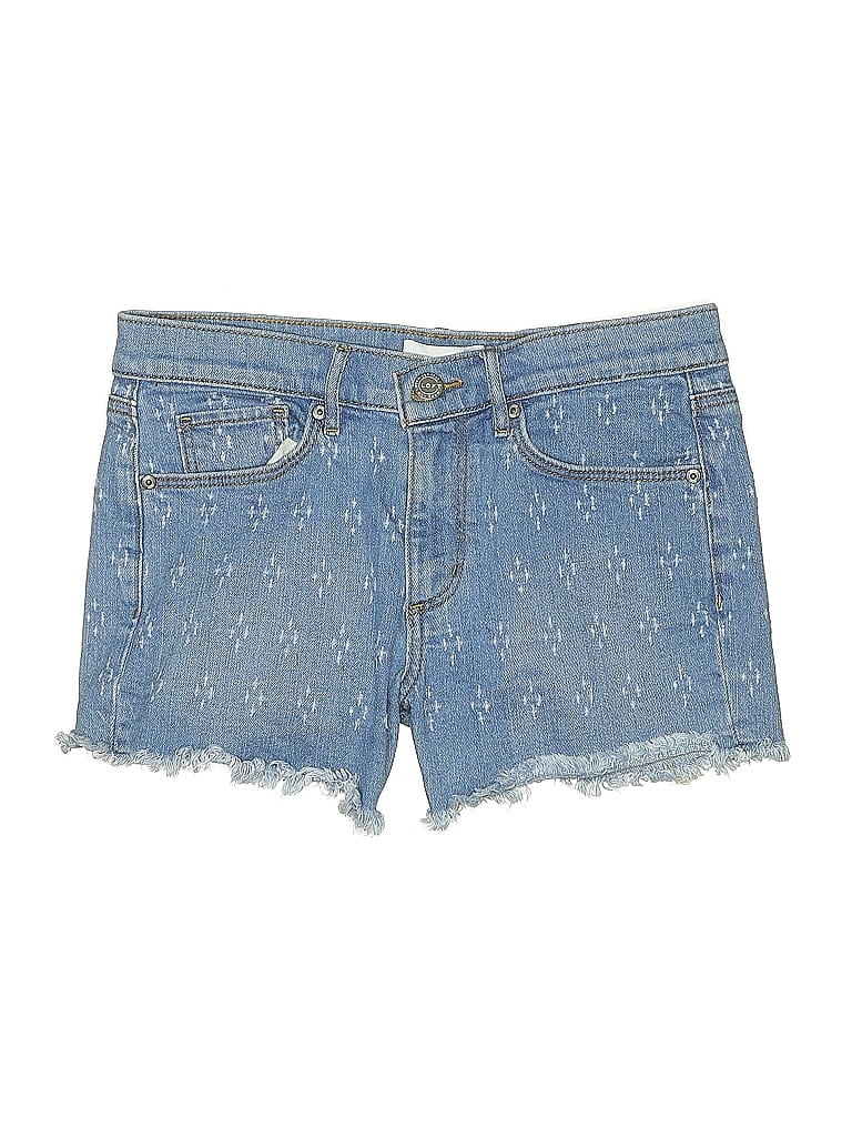 Pre-owned Ann Taylor Loft Denim Shorts In Blue
